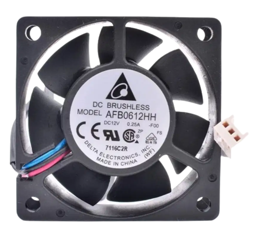 Delta AFB0612HH 12V 0.25A Endüstriyel Soğutma Fanı (60x60x25mm)