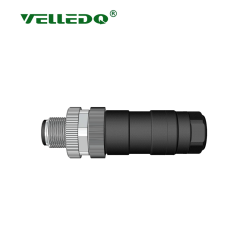 M12-M05T M12 5 Pin Erkek Düz Konnektör