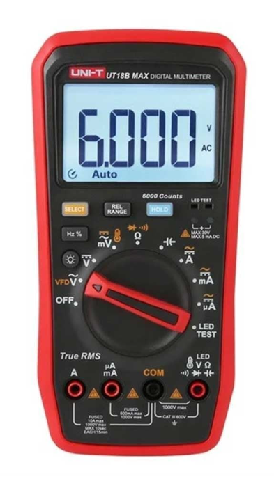 UNI-T UT18B MAX True RMS Dijital Multimetre