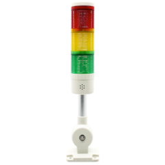 Siron D017 24V DC Üç Katlı Üç Renkli Buzzerlı İkaz Lambası