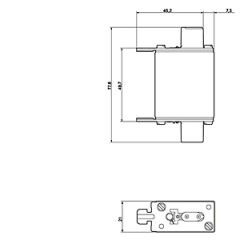 SIEMENS 3NA3824 Sigorta Buşonu Bıçaklı