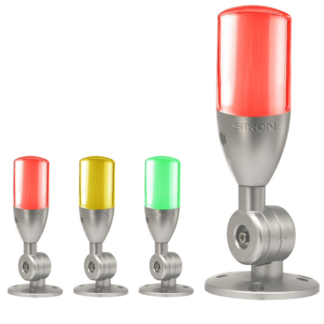 Siron D020 24V DC Katlanabilir Üç Renkli Buzzerlı İkaz Lambası