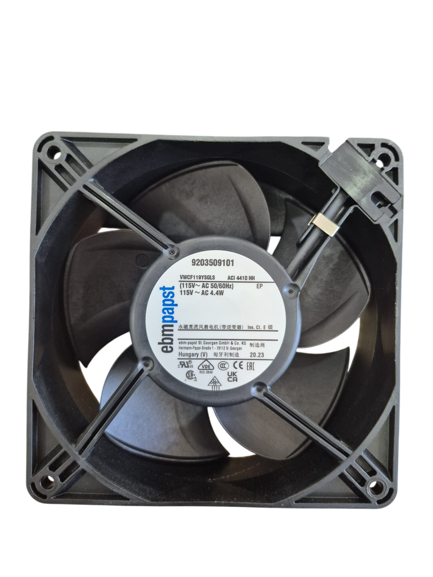 EBM-Papst ACI4410HH 119x119x38 mm Enerji Tasarruflu ACmaxx Kompakt Fan