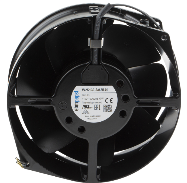 EBM-Papst W2S130-AA25-01 115V AC Metal Gövdeli Yüksek Performanslı Fan