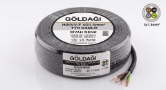 Göldağı 4x1.5 TTR Kablo H05VV-F 4G1.5 mm² %100 Bakır BEYAZ