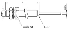 Balluff BES M18MI-PSC80B-S04G İndüktif Sensör M18 PNP BES00NT