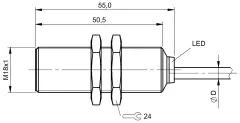 Balluff BES M18MI-NSC80B-BV03 İndüktif Sensör M18 NPN BES007J
