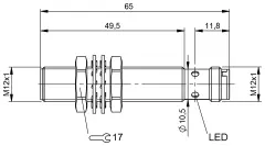 Balluff BES M12MI-PSC20B-S04G İndüktif Sensör M12 PNP BES0060