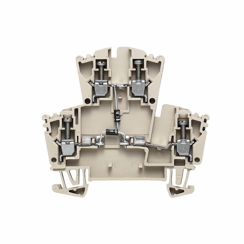 Weidmüller WDK 2.5 2D (1023500000) İki Katlı Diyotlu Klemens (2.5 mm²)