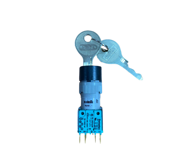 Swisstac No12 0-1-2 Pozisyonlu Anahtarlı Switch (Key Switch)