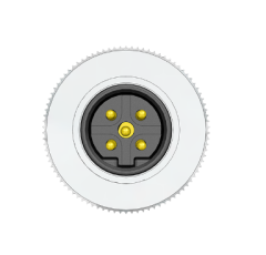 M12 B Code 5 Pin Erkek Düz Metal Konnektör - Velledq M12P-BM05T