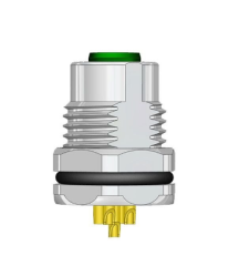 M12 Panel Tip 5 Pinli Dişi Konnektör FLH-M12-F05