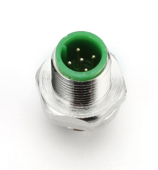 M12 Panel Tip 5 Pinli Erkek Konnektör FLQ-M12-M05