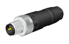 M8-M04T - M8 4 Pin Erkek Düz Konnektör - Velledq