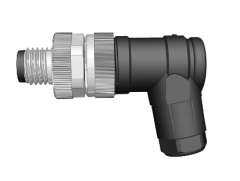 M8-M03S - M8 3 Pin Erkek 90° Açılı Konnektör - Velledq