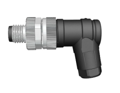M8-F03S - M8 3 Pin Dişi 90° Açılı Konnektör - Velledq