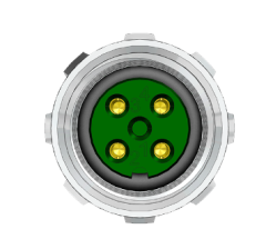 M8 4 Pin Dişi Düz 5 Mt. Kablolu Konnektör - Sensör Kablosu Velledq M8-F04T-5.0PVC/BK