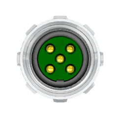 M12 5 Pin Dişi Düz 5 Mt. Kablolu Konnektör - Sensör Kablosu Velledq M12-F05T-5.0PVC/BK