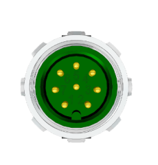 M12 8 Pin Erkek Düz 5 Mt. Kablolu Konnektör - Sensör Kablosu Velledq M12-M08T-5.0PVC/BK