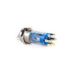J16-472 16mm 0-1 Kalıcı Mandal LED Butonlar (24V) (IP67)