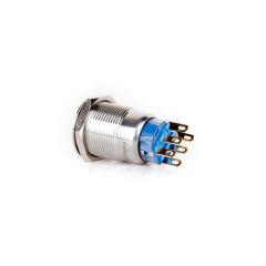J16-612-0-E Metal Anahtarlı 16mm Yaylı Buton (IP67)