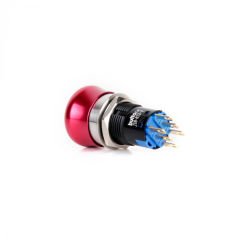 J16-812-E Kırmızı Metal Acil Stop Butonu (IP67)