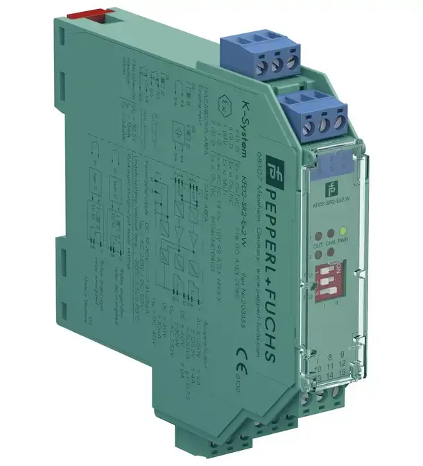 Pepperl+Fuchs KFD2-SR2-Ex2.W 2 Kanallı Ex-Proof Bariyer (Anahtarlama Yükselteci)